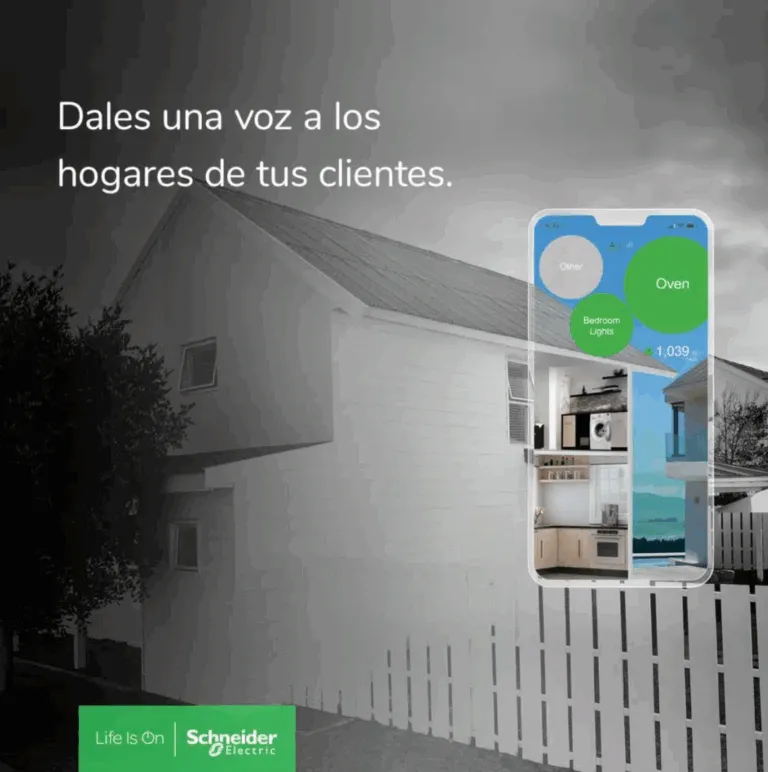 Wiser Energy funciona fácilmente a través de la aplicación Sense Square D de Schneider Electric