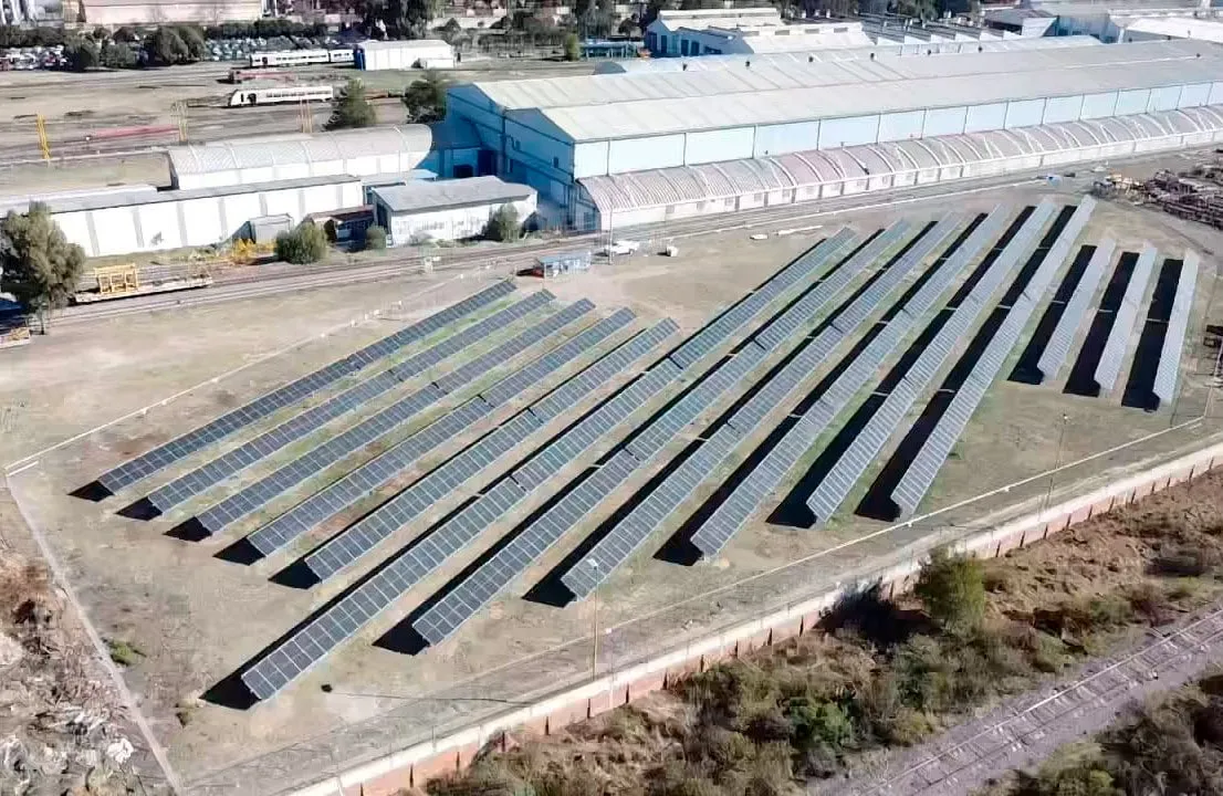 Iberdrola México instaló mil 80 paneles fotovoltaicos en la planta de Alstom, en Sahagún, Hidalgo.
