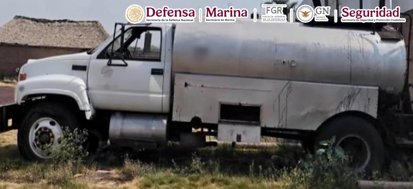 Tractocamión incautado por el Ejército