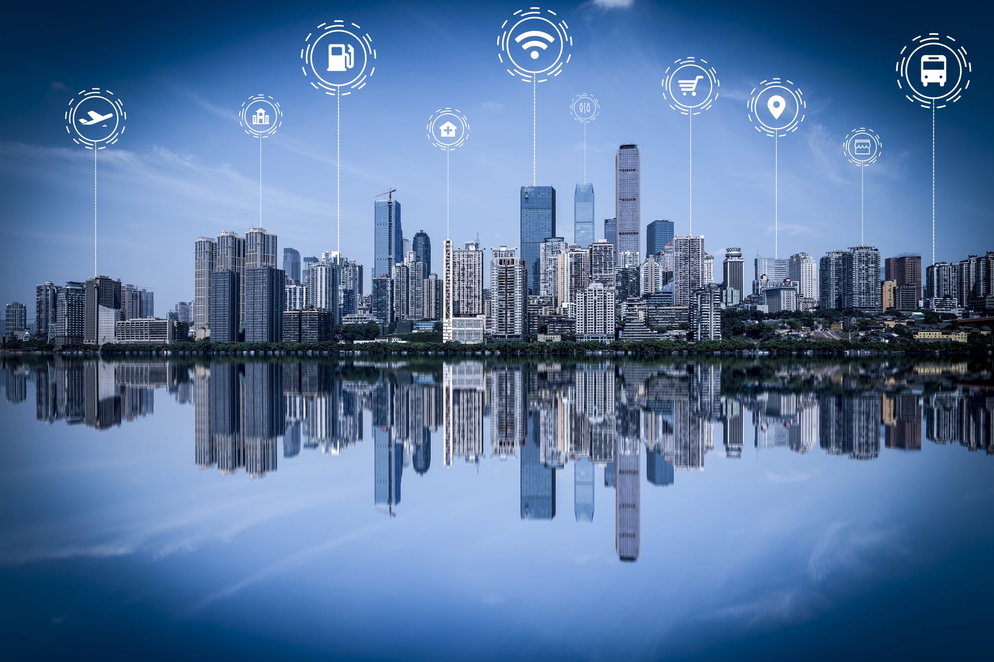 Ciudades inteligentes. Depositphotos