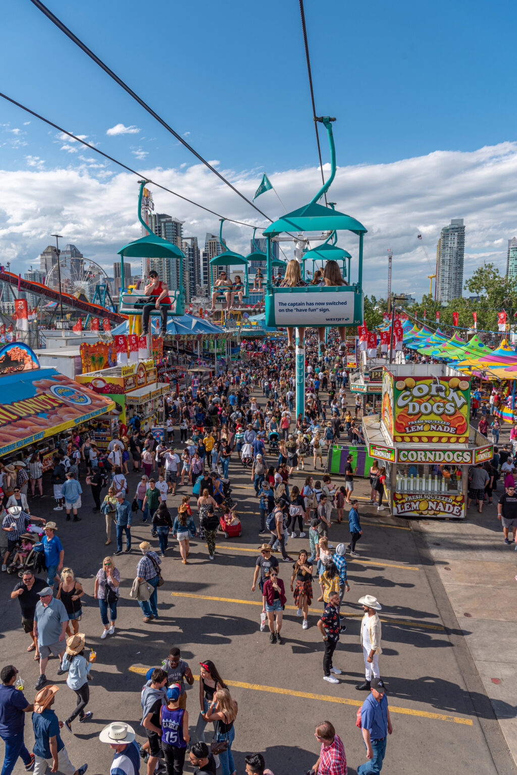 Calgary, Alberta: Sights and sounds of the Calgary Stampede grounds. Depositphotos