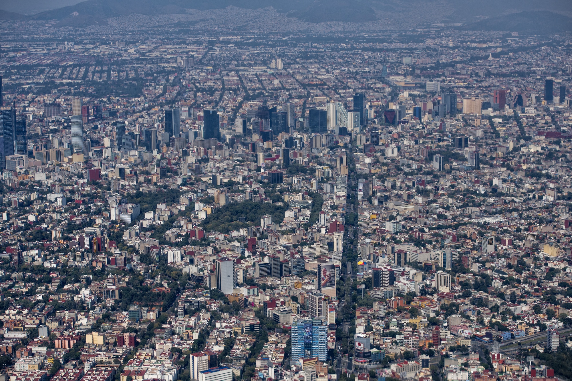 Vista aérea de la Ciudad de México. Depositphotos
