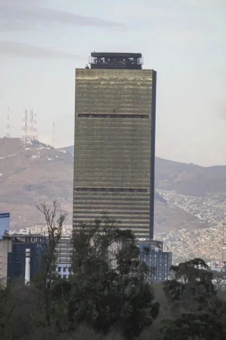 The Pemex Executive Tower a skyscraper in Mexico City, state-owned Pemex, one of the largest petroleum companies in the world. Depositphotos