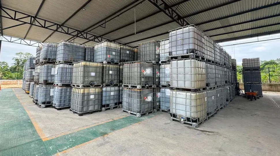 Almacén ilegal de combustibles asegurado en Tabasco. Gobierno de México