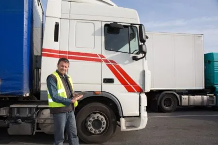 drivers cap of truck, Depositphotos