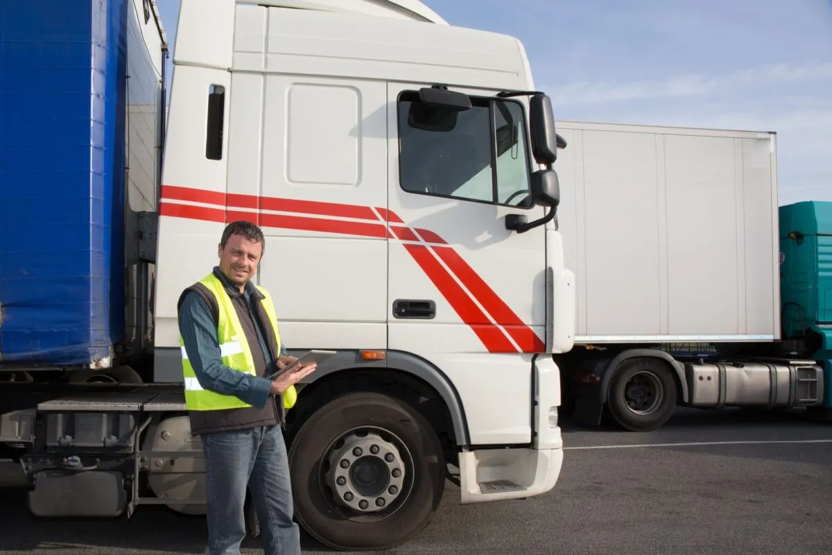 drivers cap of truck, Depositphotos