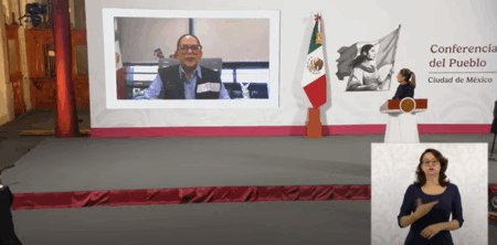 Conferencia de prensa con Emilia Calleja