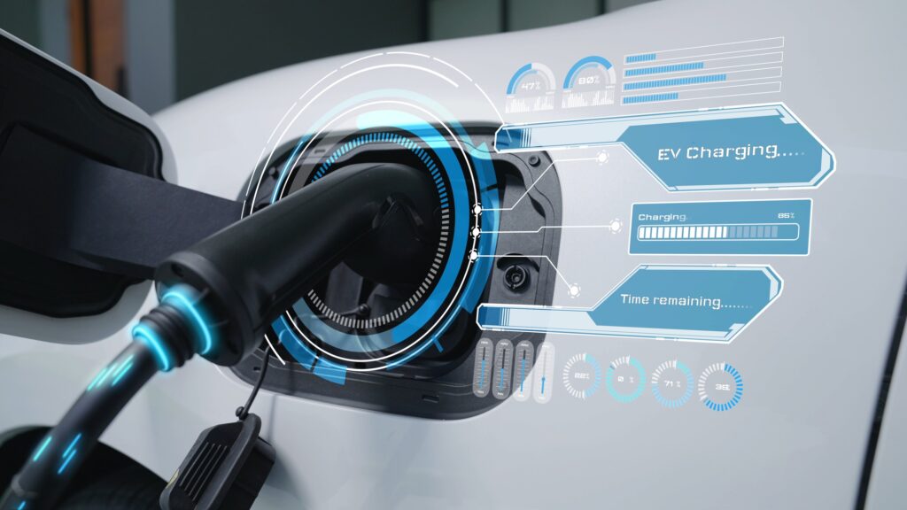 EV charger electric car, Depositphotos