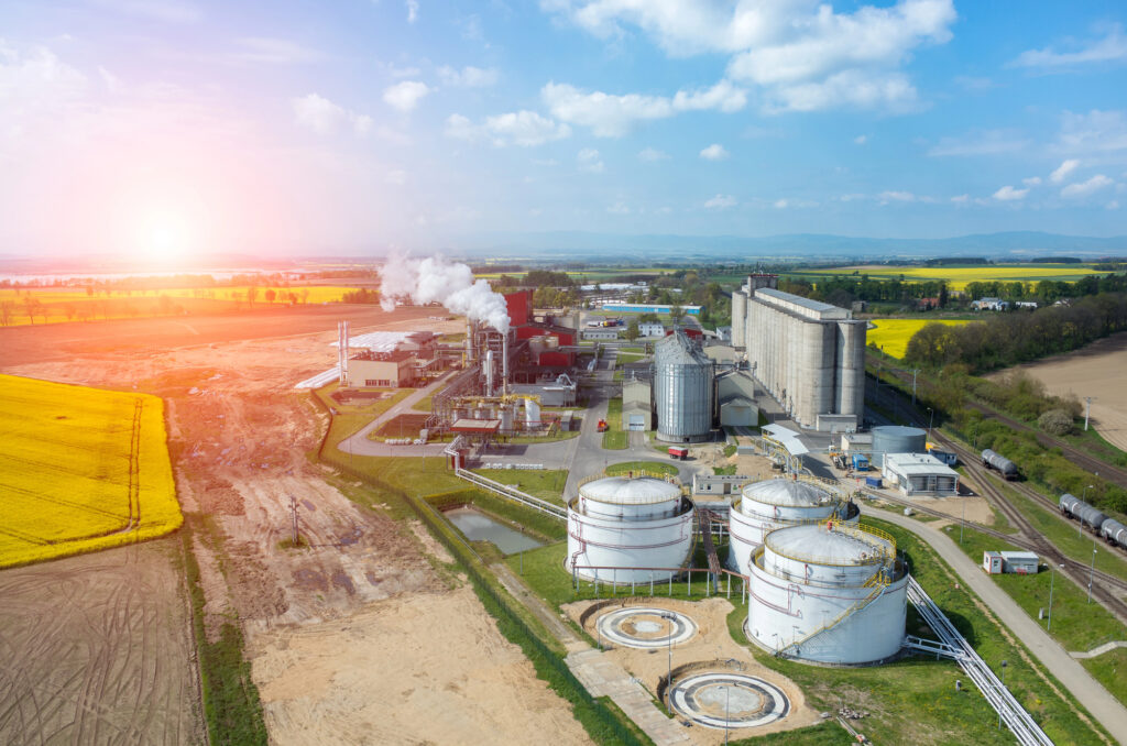 Planta de bioenergía que transforma residuos agrícolas, Depositphotos