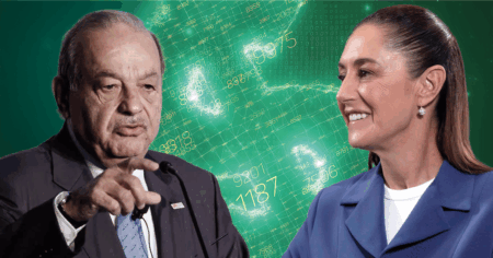 Carlos Slim y Claudia Sheinbaum