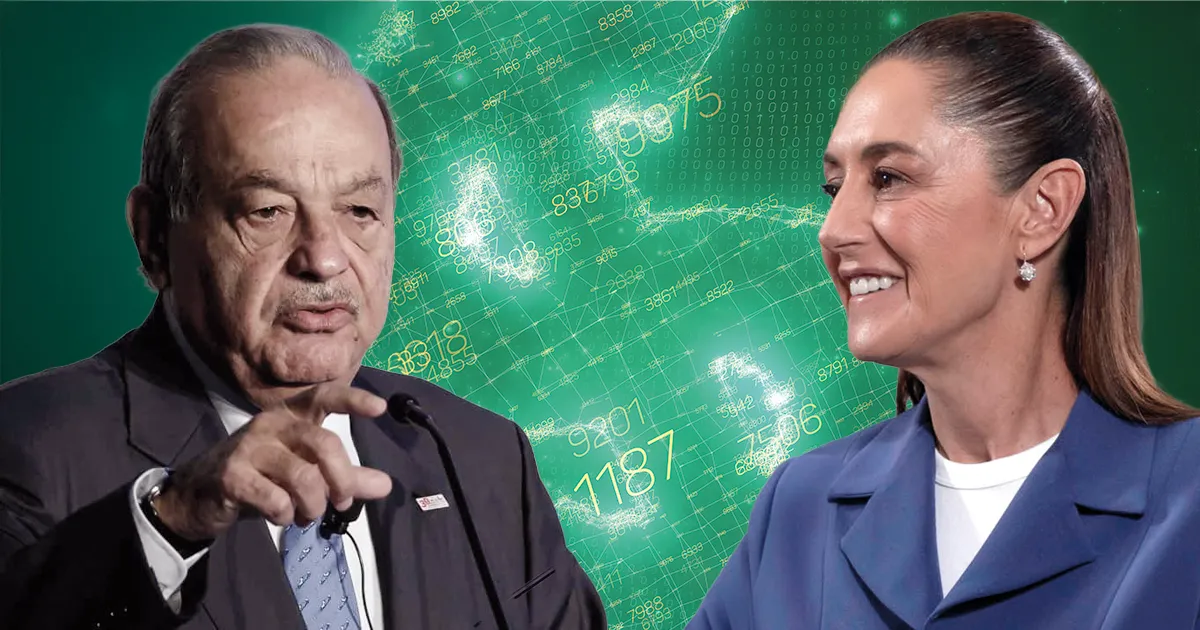 Carlos Slim y Claudia Sheinbaum