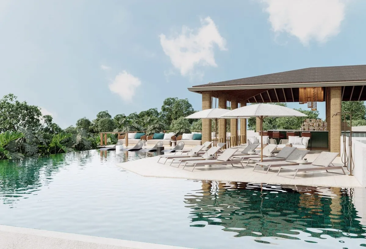 Hotel boutique miembro de Small Luxury Hotels of the World integrado al paisaje natural, reflejando hospitalidad independiente, diseño consciente y bienestar contemporáneo.