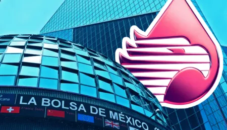 Pemex cotiaza en la Bolsa Mexicana de Valores