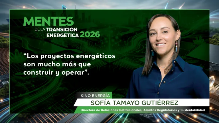 Directora de Relaciones Institucionales, Asuntos Regulatorios y Sustentabilidad de Kino Energía